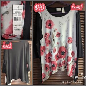 Plus size women's blouse
